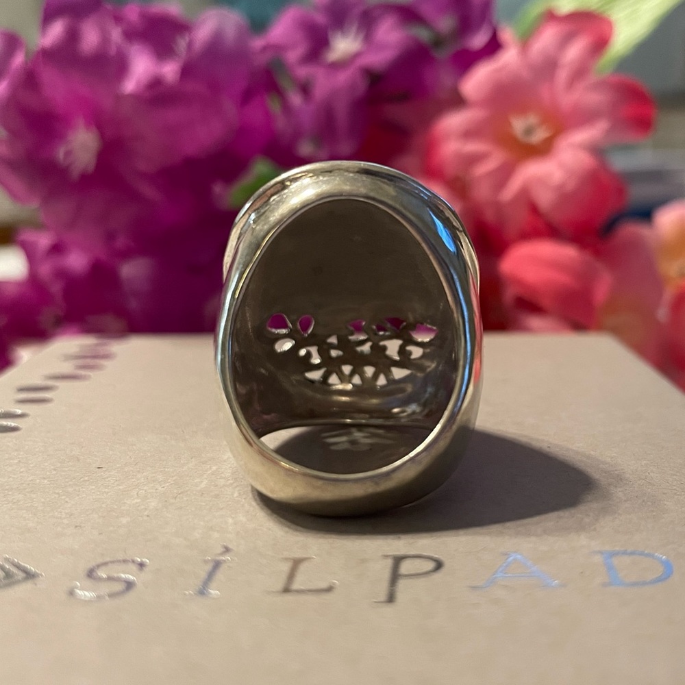 Silpada Sterling Silver Reflection Statement Ring… - image 8